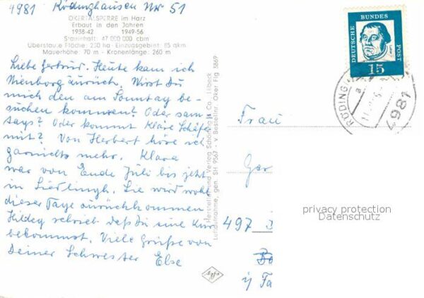 Okertalsperre Fliegeraufnahme – Bild 2