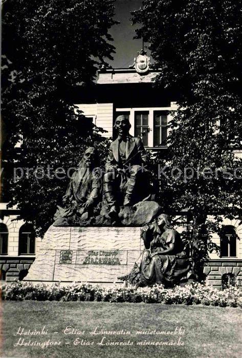 Helsinki Elias Lönnroths minnesmärke