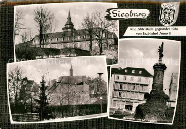 Siegburg Benediktiner Kloster Marktplatz Stadtma