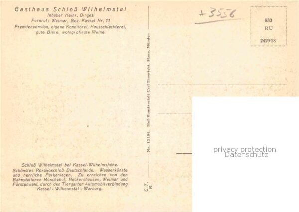 Weimar Thueringen Gasthaus Schloß Wilhelmstal – Bild 2