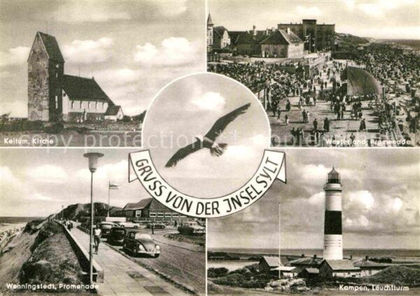 Sylt Kampen Leuchtturm Westerland Promenade