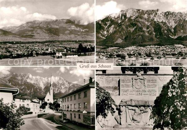 Schaan Liechtenstein Fliegeraufnahme Strassenpartie Gedenmau