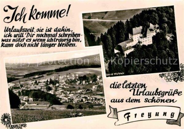 Freyung Fliegeraufnahme Schloß Wolfstein
