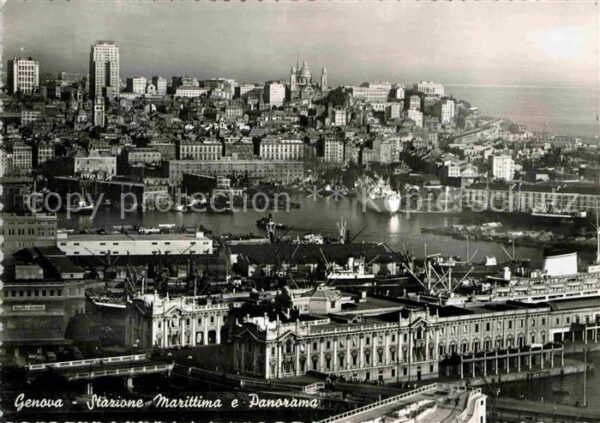 Genova Genua Liguria Fliegeraufnahme Stazione Marittima
