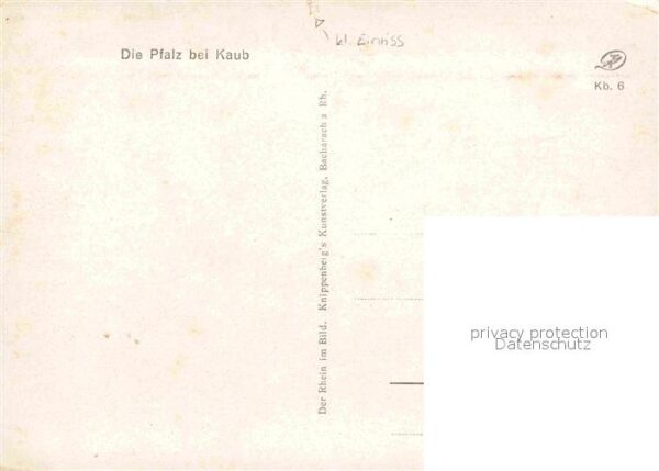 Kaub Rhein mit Pfalz – Bild 2