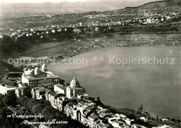 Castelgandolfo Latium Fliegeraufnahme