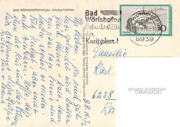 Bad Woerishofen Mühlbach Sebastianeum Kurhaus Wassertre – Bild 2