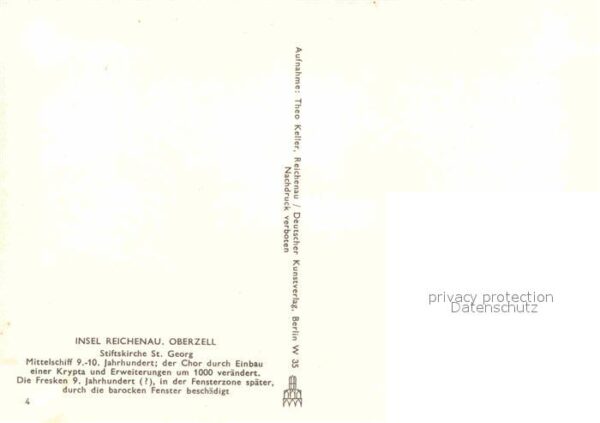 Oberzell Reichenau Stifts-Kirche innen – Bild 2