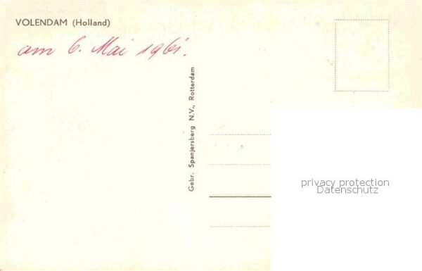 Volendam Tracht und Fischer mit Akordeon – Bild 2
