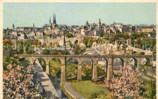 LUXEMBOURG  Luxemburg Künstlerkarte