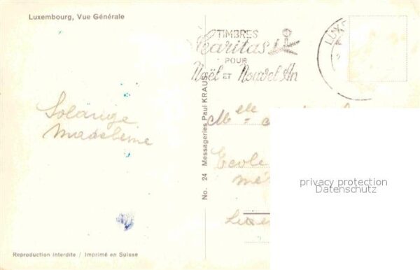 LUXEMBOURG  Luxemburg Künstlerkarte – Bild 2