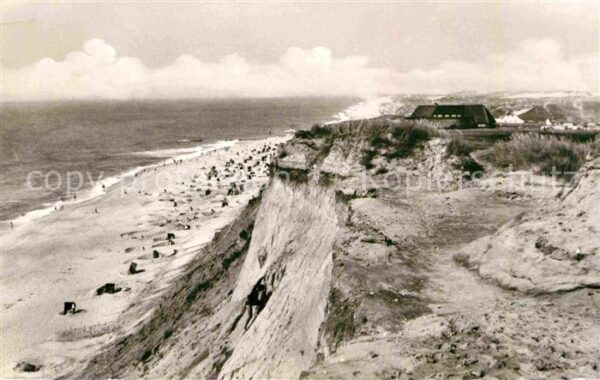 Kampen Sylt Steilküste Strand