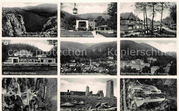 Bad Harzburg Molkenhaus Rabenklippe Kurhaus Kurpark