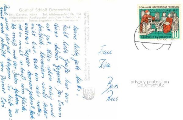 Bayreuth Schloß Drossenfeld Saal Garten Stüberl – Bild 2