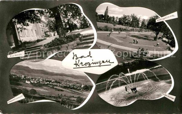 Bad Krozingen Minigolf Kuranlagen Fliegeraufnahme Kur