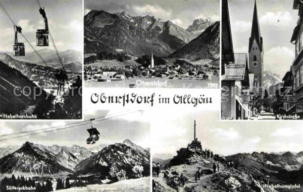 Oberstdorf Nebelhornbahn und Gipfel Kirchstrasse S
