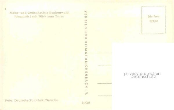 Buchenwald Weimar Mahn- und Gedenkstätte Ringgrab mit Tur – Bild 2