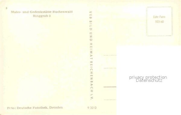 Buchenwald Weimar Mahn- und Gedenkstätte Ringgrab – Bild 2