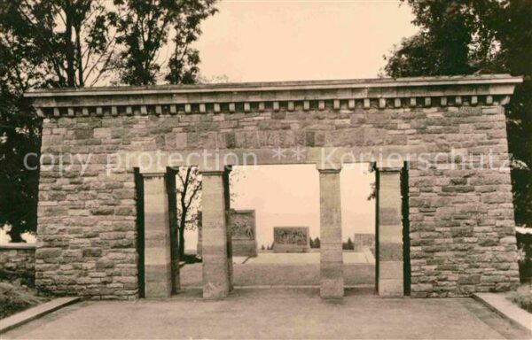 Buchenwald Weimar Mahn- und Gedenkstätte Eingangstor mit