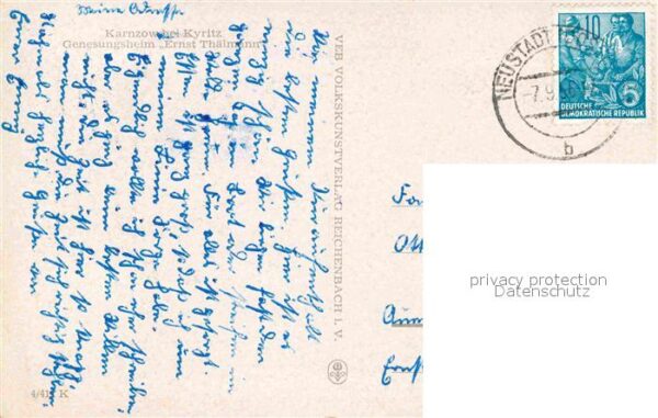 Karnzow Genesungsheim Ernst Thälmann – Bild 2