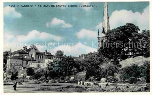 Leicester United Kingdom Castle Gardens and St. Mary de Castro C