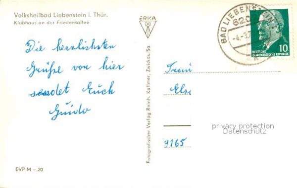 Bad Liebenstein Klubhaus an der Friedensallee – Bild 2