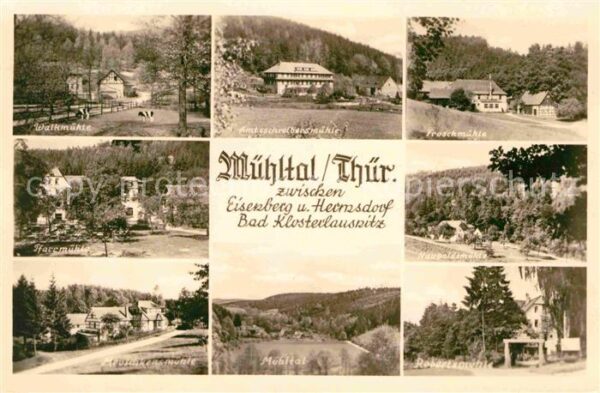 Muehltal Thueringen Zwischen Eisenberg und Hermsdorf Bad-Kl