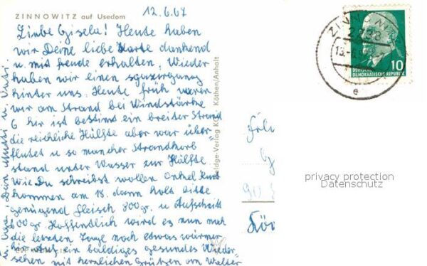 Zinnowitz Ostseebad Strnad Fliegeraufnahme – Bild 2