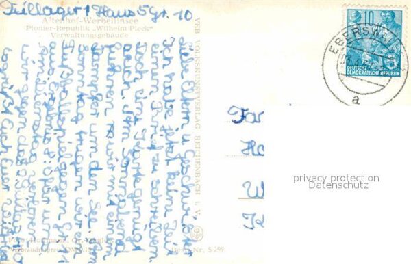 Werbellinsee-Altenhof Pionier-Republik Wilhelm Pieck – Bild 2