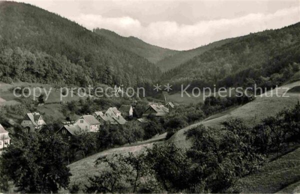Asbach Schmalkalden Fliegeraufnahme Räbach mit Hirschberg u