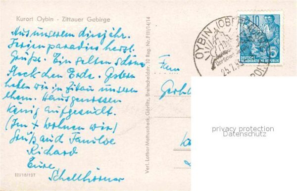 Oybin Blick vom Scharfenstein – Bild 2