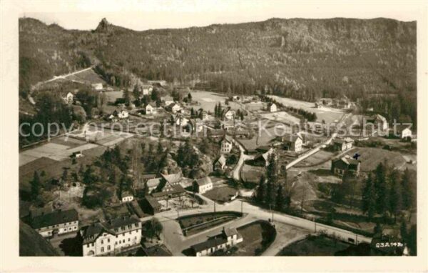 Oybin Zittauer Gebirge Blick vom Ringweg nach