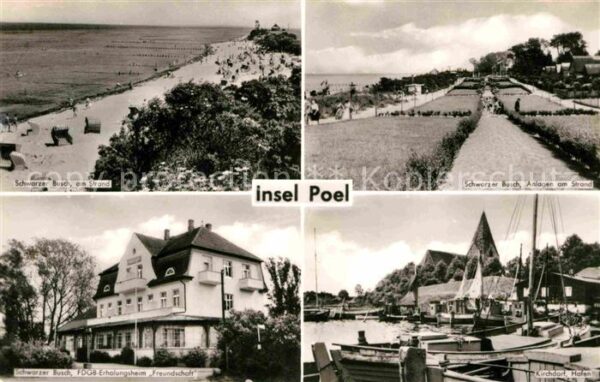 Insel Poel Kirchdorf Hafen Schwarzer-Busch Erholun