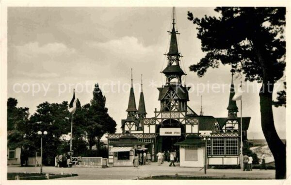 Heringsdorf Ostseebad Usedom Eingang zu den Kolonnaden