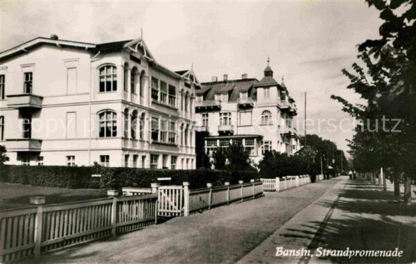 Bansin Ostseebad Strandpromenade