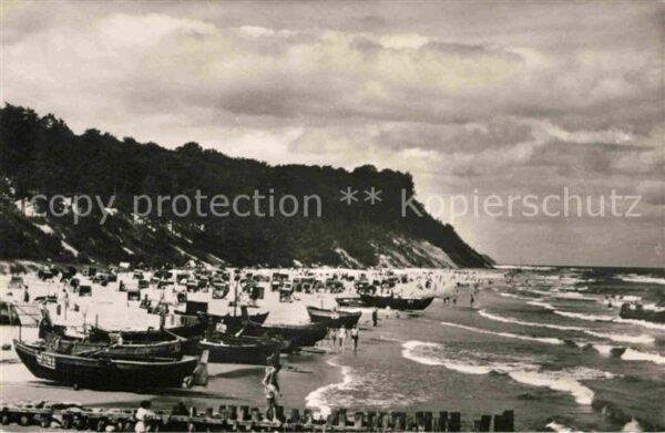 Bansin Ostseebad Strand mit Steilküste