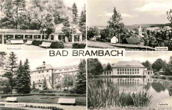 Bad Brambach Radiumquelle Joliot Curie Haus Festhall