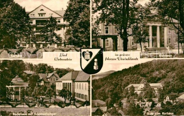 Bad Liebenstein Klubhaus Kurhaus Badehaus Brunnentempel