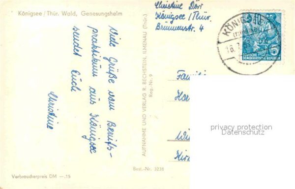 Koenigsee Thueringen Genesungsheim – Bild 2