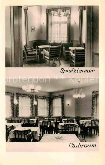 Loessau Reichsbahn-Ferienheim Clubraum Spielzim