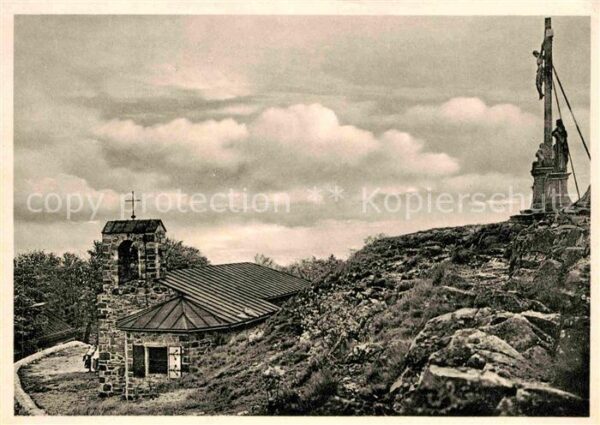 Milseburg Kapelle und Kreuzgruppe