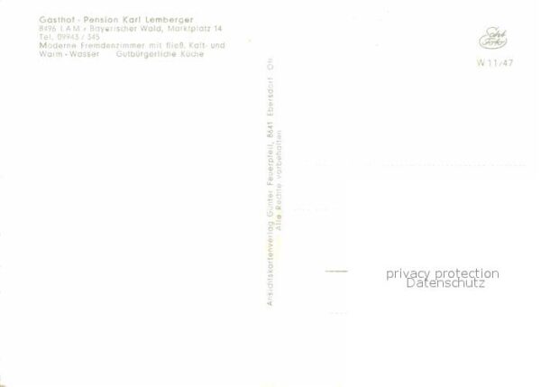 Lam Oberpfalz Gasthaus Pension Karl Lemberger – Bild 2