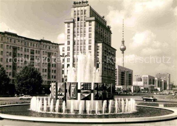 Berlin Strausberger Platz Fernsehturm