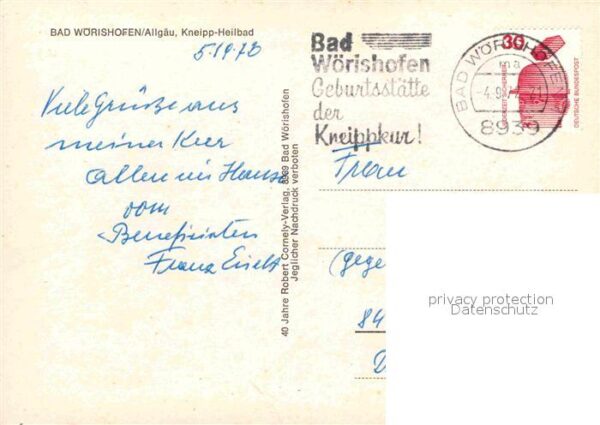 Woerishofen Bad Klosterkirche Kurpromenade Cafe-Waldsee – Bild 2