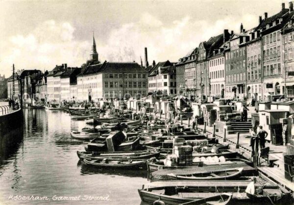 Kopenhagen Gammel Strand Boote Kanal