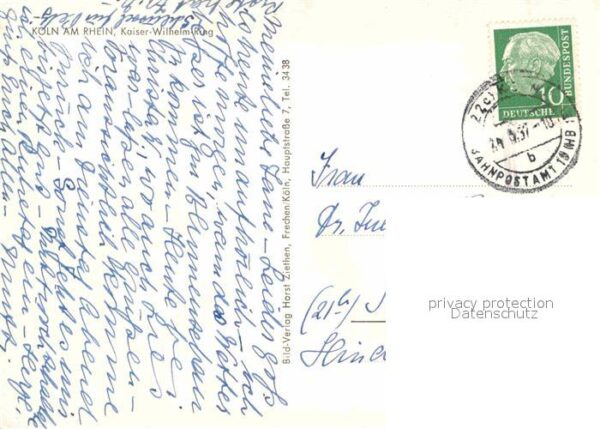 Koeln Rhein Kaiser Wilhelm Ring – Bild 2