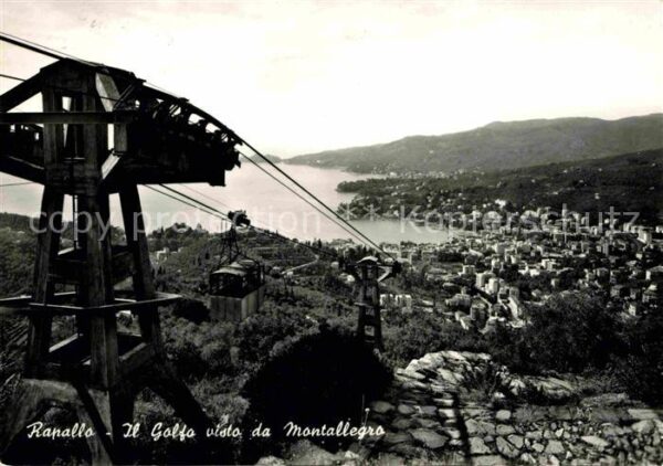 Rapallo Seilbahn Golfo visto da Montallegro