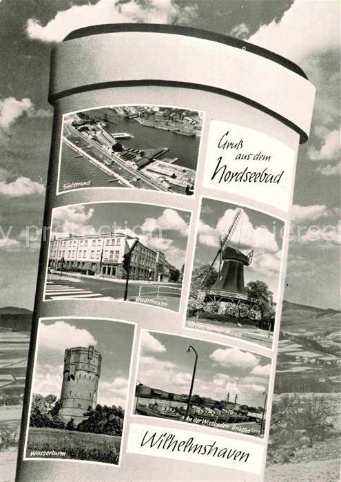Wilhelmshaven Windmühle Wasserturm Fliegeraufnahme Sü