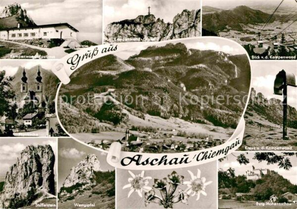 Aschau Chiemgau Kampenwand Rasthaus Seilbahn Burg-Hohen