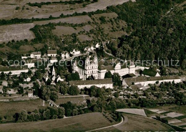 Kloster Schoental Jagst Fliegeraufnahme